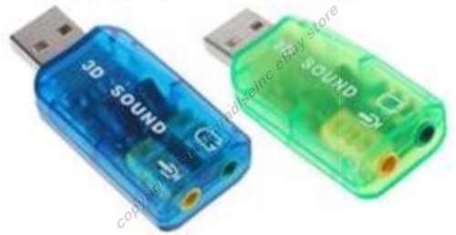 mini USB External Sound Card:Vista,7,XP,Mac,Linux, replacement4Notebook/Laptop