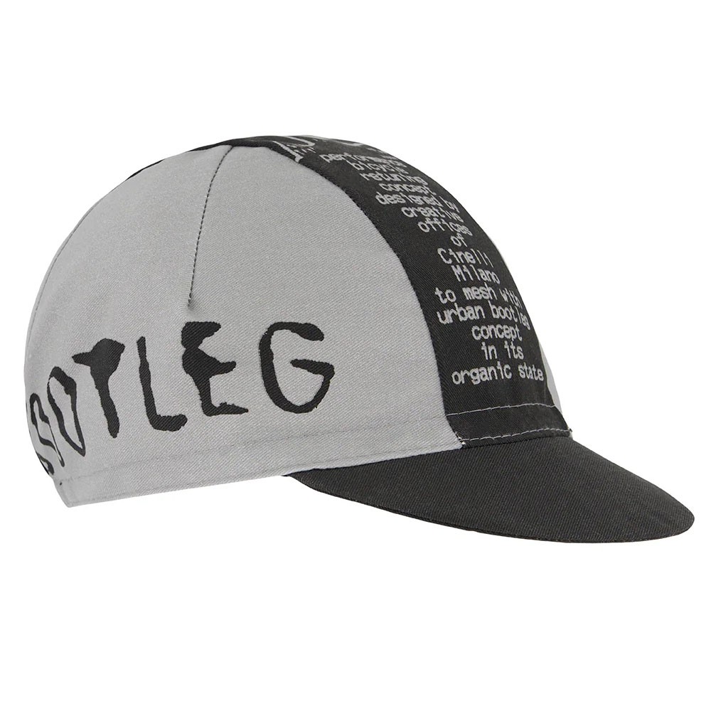 Cinelli Cycling Cap, Bootleg, Silver/Black