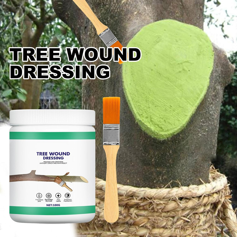 Tree Wound Pruning Sealer, Tree Wound Dressing with Brush, Tree Wound Sealer Hea