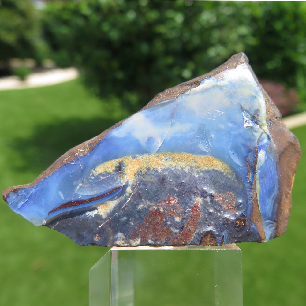 Minerals *** PRECIOUS BLUE BOULDER OPAL on MATRIX AUSTRALIA