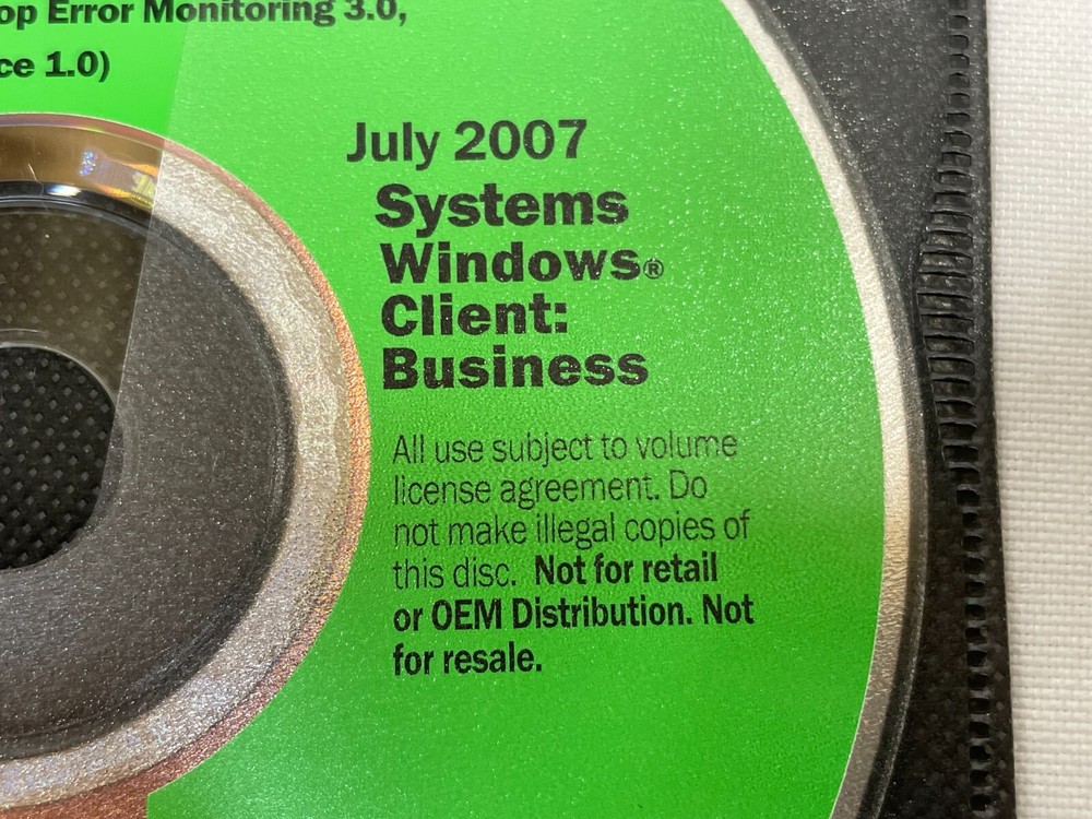 Microsoft Desktop Optimization Pack for SA 2007 DVD Windows Software
