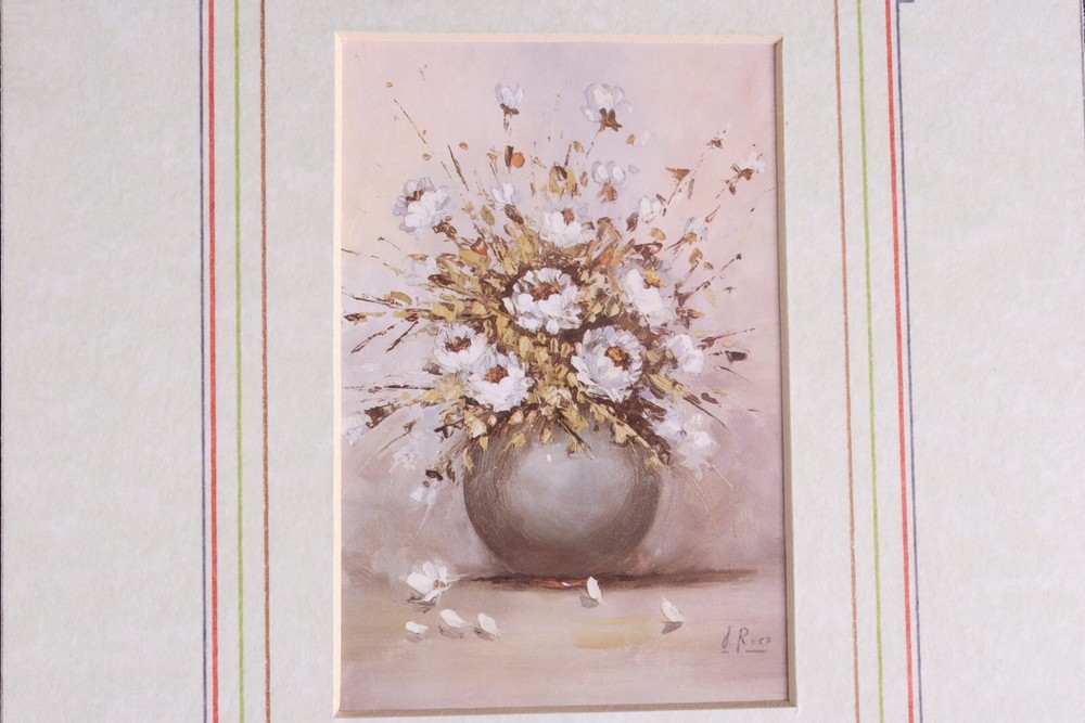 Double Foil Vases. J. Roca. Sealed. Double double sheet vase. Sealed