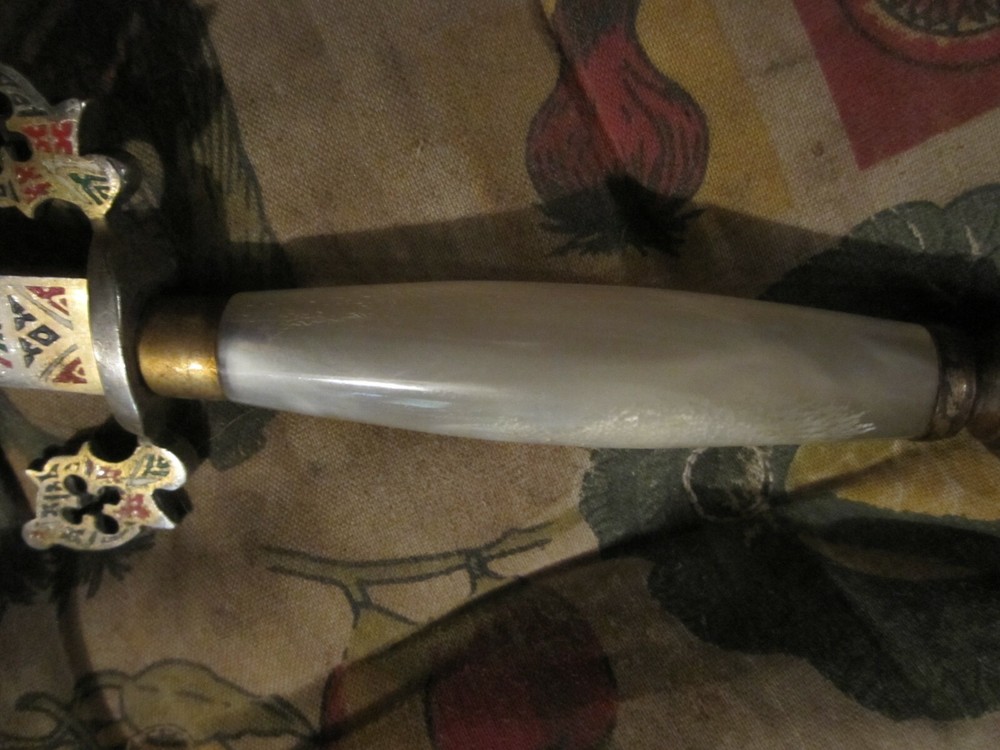 TOLEDO SPANISH MAIN TEMPLAR DAGGER LETTER OPENER