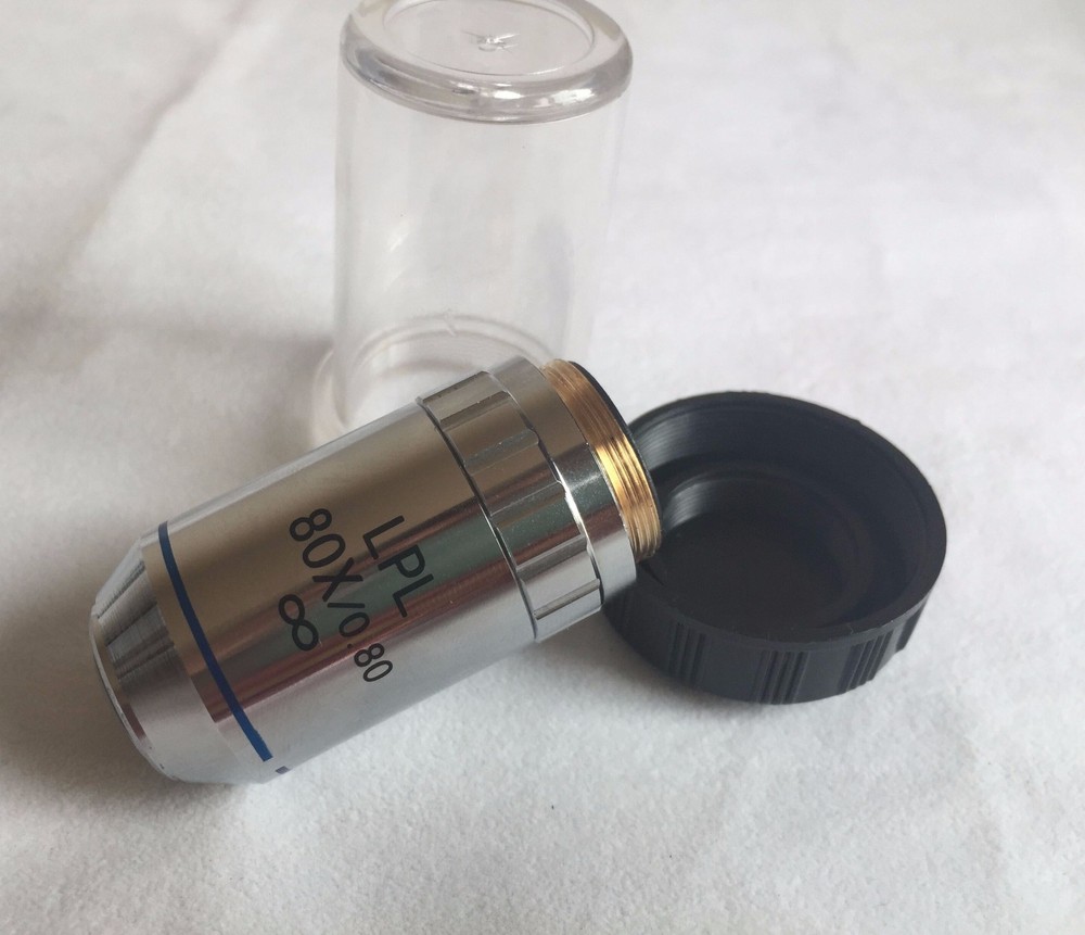 New Metallurgical Microscope INFINITY PLAN Achromatic Objective 80X Long Lens