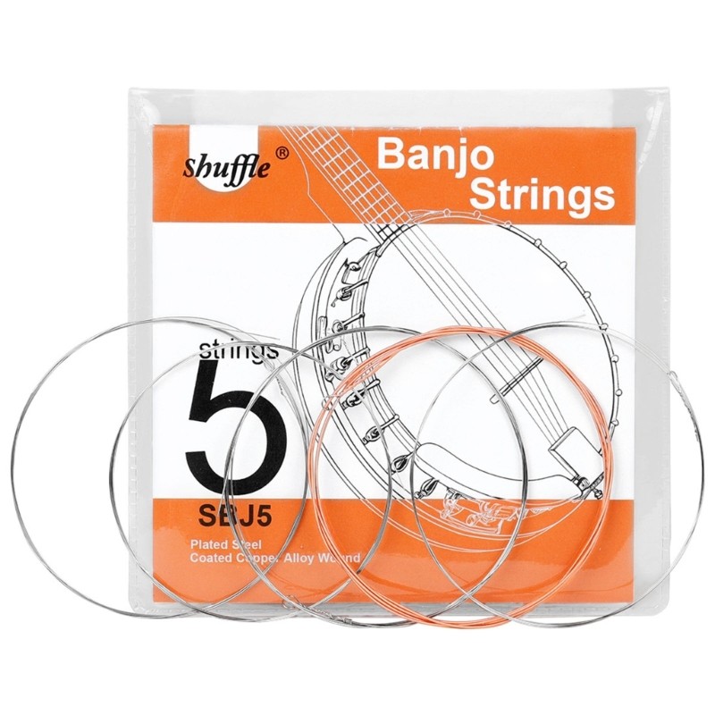 Professional 5 String Banjo Strings Musical Instrument Accessories Quick Install