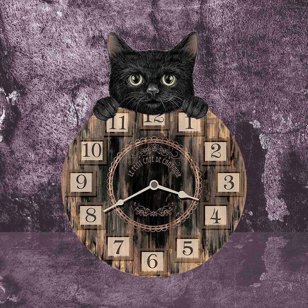 Nemesis Now Kitten Tickin' Cat Pendulum Clock