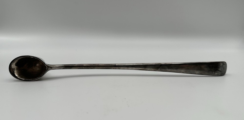 9.5” Mid Century Heavy Silver Plate Candle Snuffer Unmarked