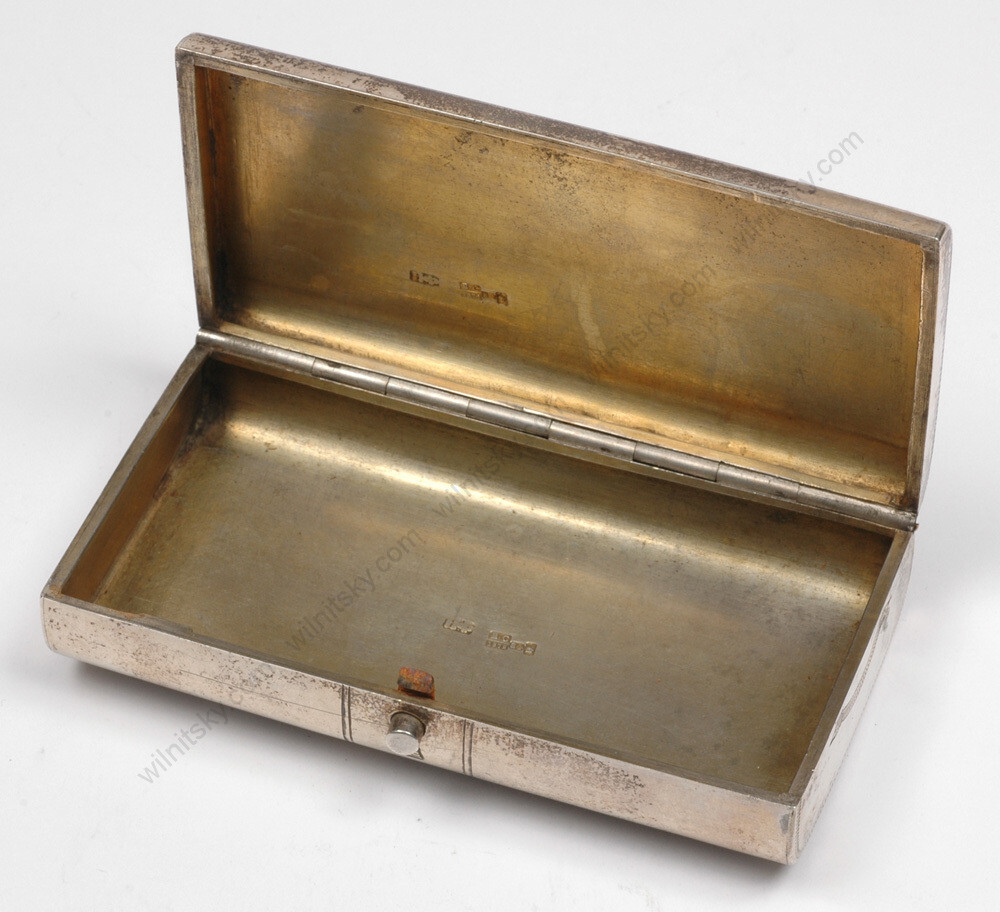 Moscow silver with niello box, ca. 1872
