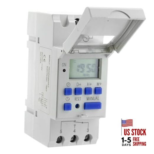 Programmable Relay, HD Display, High Precision, Smart Chip, Power Failure Timer