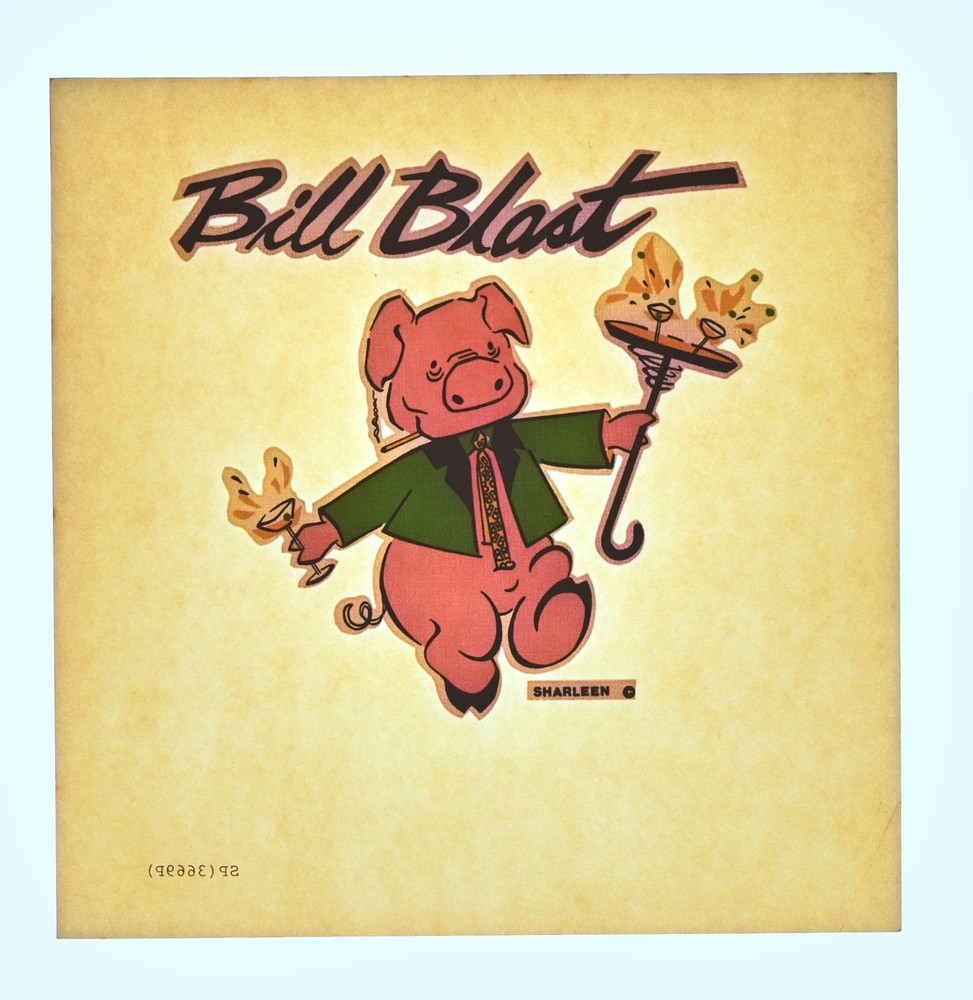 Original VINTAGE 1970s Heat Transfer | Bill Blast (small) - Bundle 6