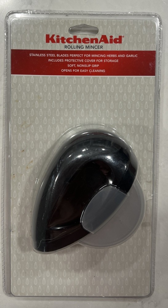 Kitchenaid Black Rolling Mincer Herbs Garlic Kitchen Prep Tool New Sealed