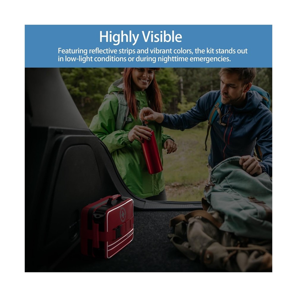 Comprehensive First Aid Kits- Advanced Trauma Kits with Labeled Com... Fast Ship