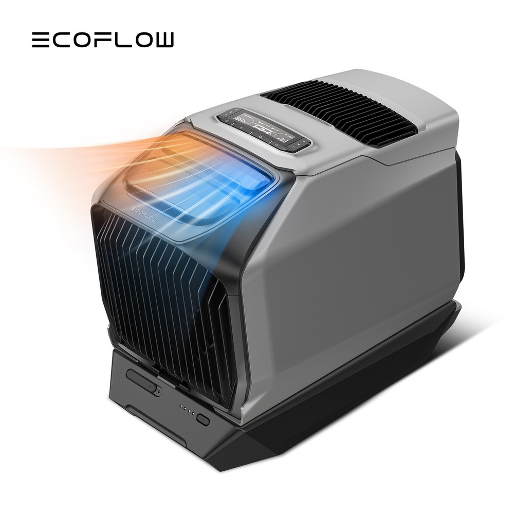 EcoFlow Wave 3 Portable Air Conditioner with Wave 3 Add-On Battery for Camping