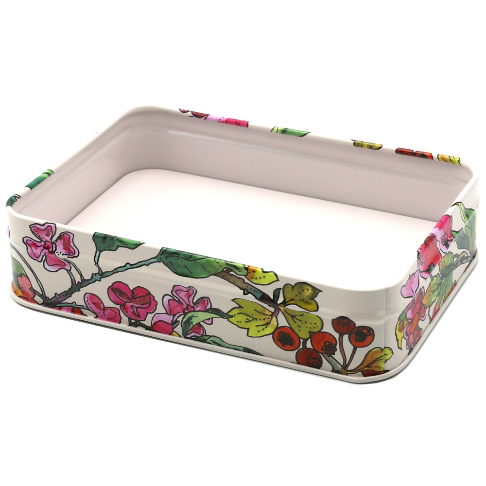 Emma Bridgewater Storage Tin Birds in The Hedgerow Small Rectangular Shaped