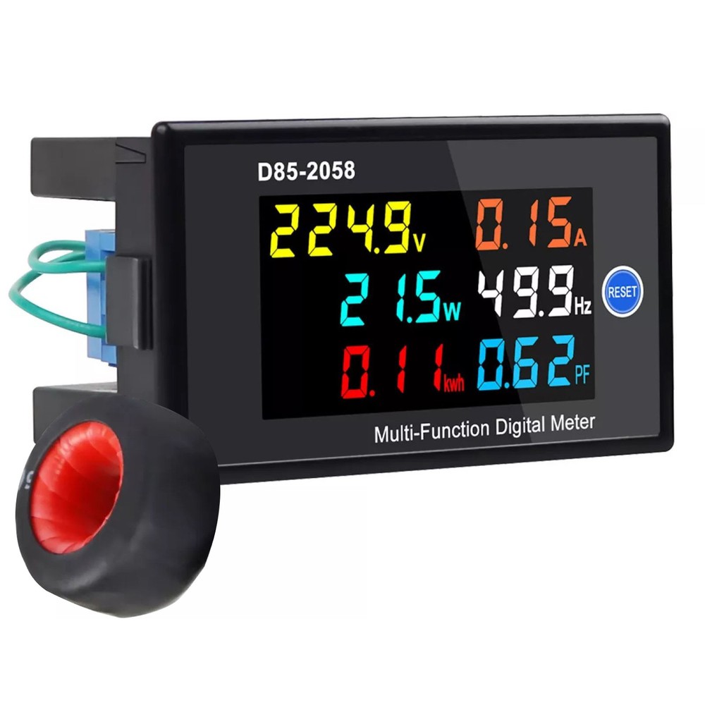 1PCS Digital LCD AC Panel Meter Assembly Kit Support AC 0-99.99A AC current