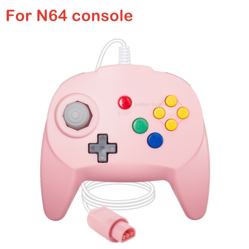 For Nintendo 64 Video Game Console Gamepad Joystick Joypad Wired Controller