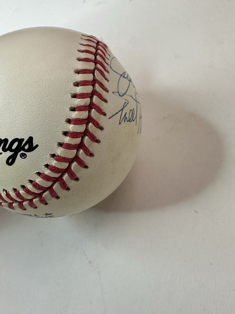 Tommy Davis Signed Autographed Baseball Dodgers - We Don’t Know Other Names?
