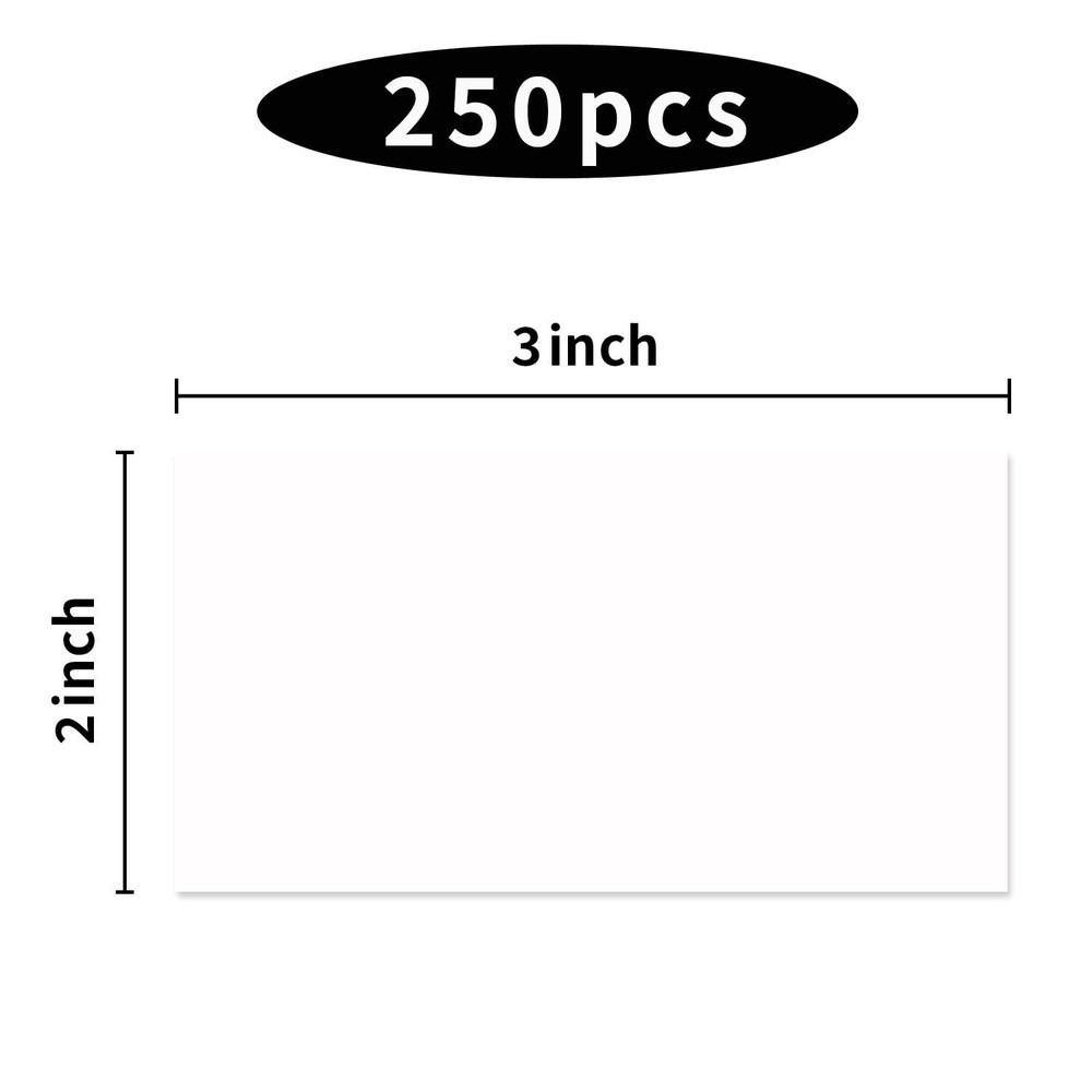 STARLIBOO Colored Labels Stickers 3 x 2 Inch, Removable Rectangle Moving Labe...