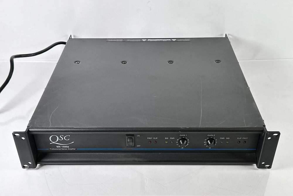 QSC MX-1500A Professional Power Amplifier Tested & Works