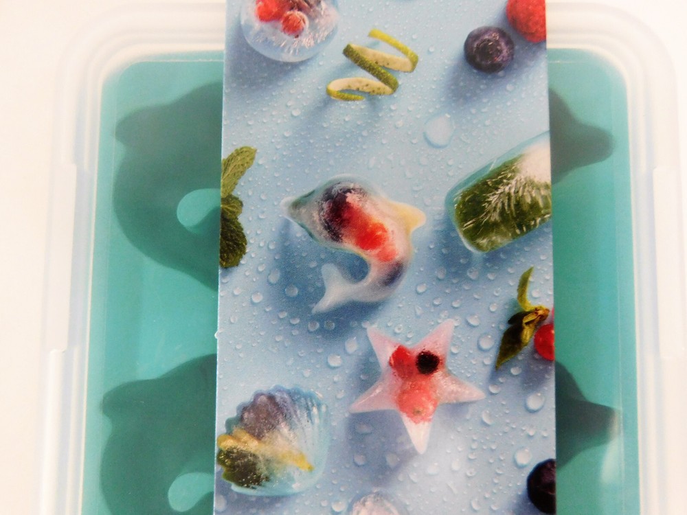 Lekue Dolphin Shape Ice Cube Tray with Lid - New