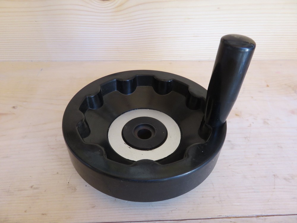 6 5/16" Plastic Handwheel w/Solid Web and Revolving and Folding Handle (#99-C-2)