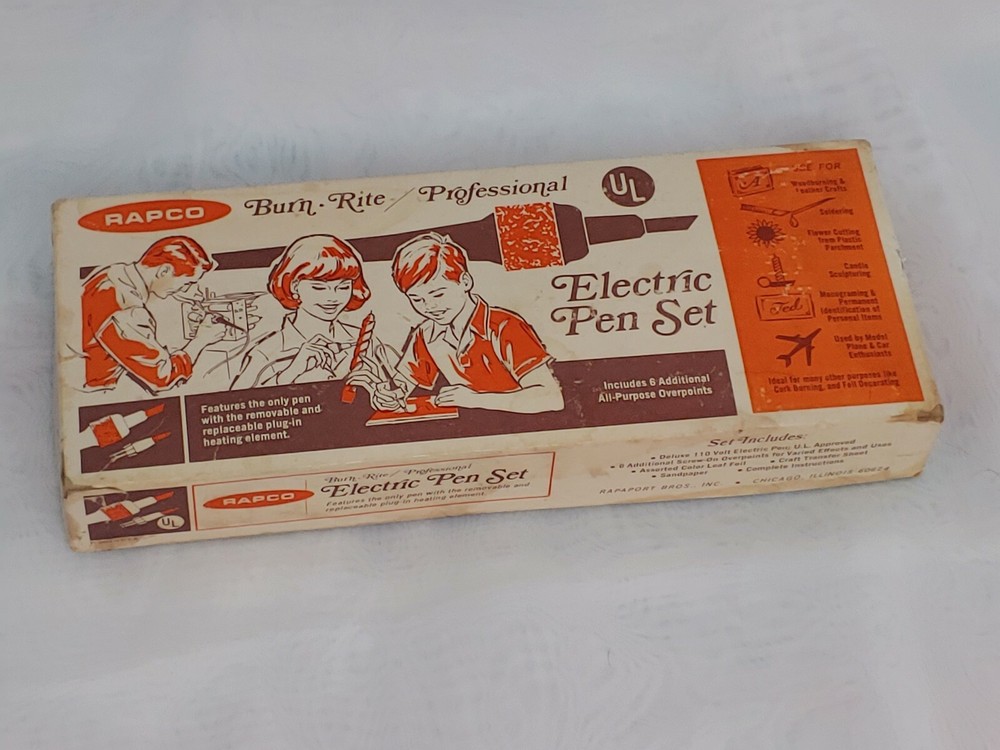 Vintage Rapco Model 6557 Electric Pen Set