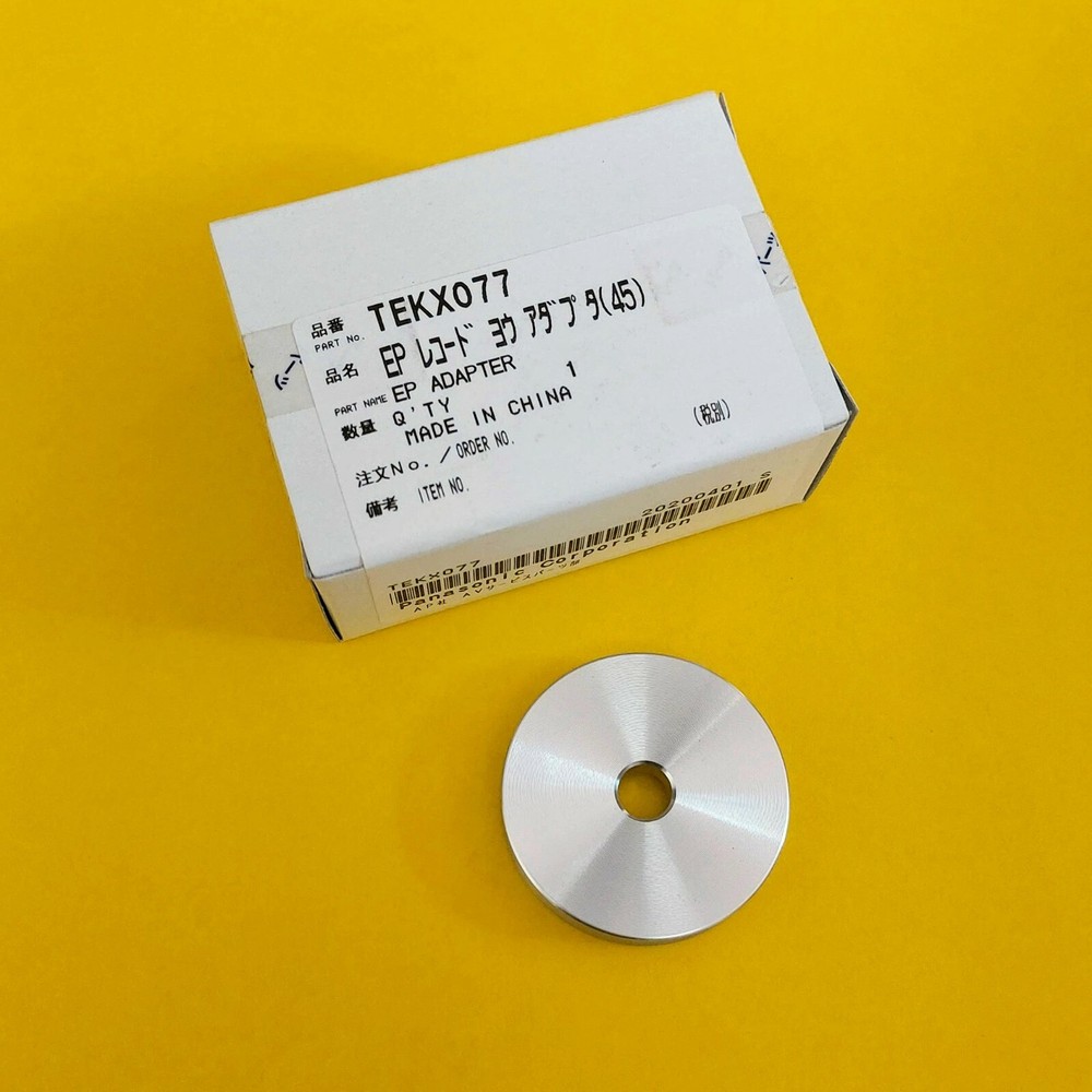 Technics 45 RPM ADAPTER TEKX077 for Technics SL-1200 Turntable Spindle Adaptor
