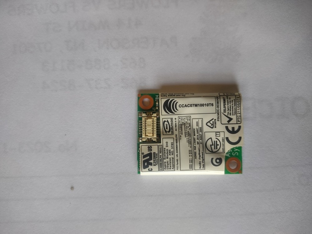 AGSMD01BDELPHI GENUINE ORIGINAL GATEWAY MODEM CARD  ML6720 SERIES