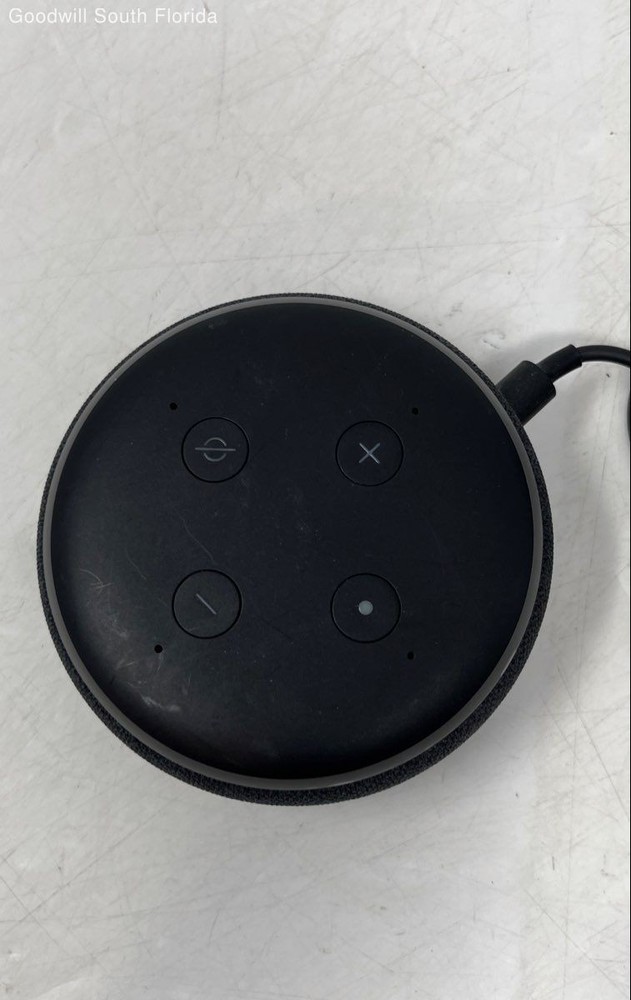 Amazon Echo Dot Alexa Black Voice Assistant Personal Smart Speaker Not Tested