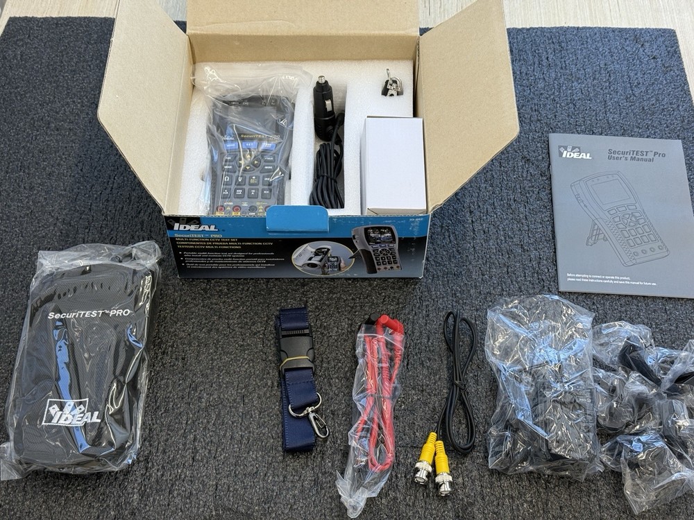 IDEAL NETWORKS 33-892 SECURITEST PRO MULTI-FUNCTION CCTV Camera TEST SET