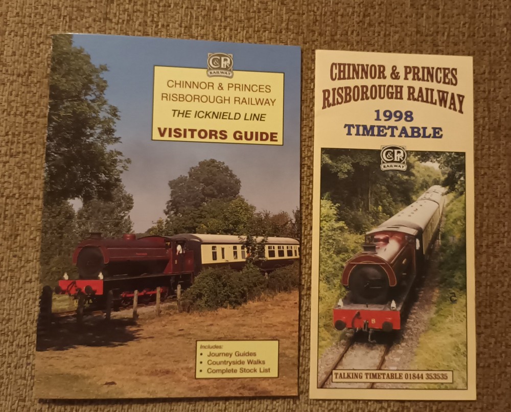 CHINNOR & PRINCES RISBOROUGH VISITORS GUIDE + Timetable Unmarked good condition