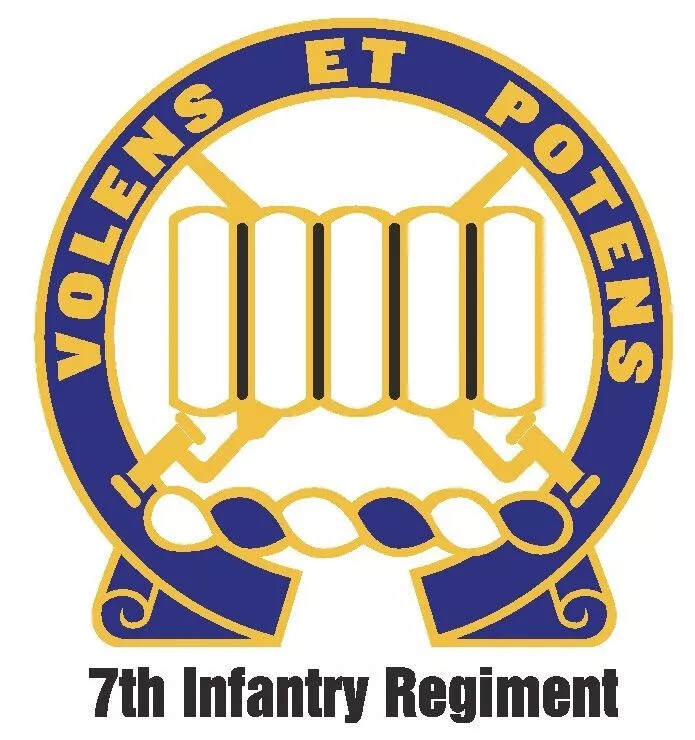 7th Infantry Regiment Decal Sticker R424