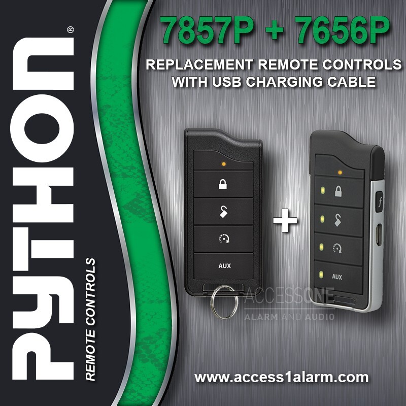Python 7857P and 7656P Remote Package For 5806P - Remotes ONLY With USB Cable