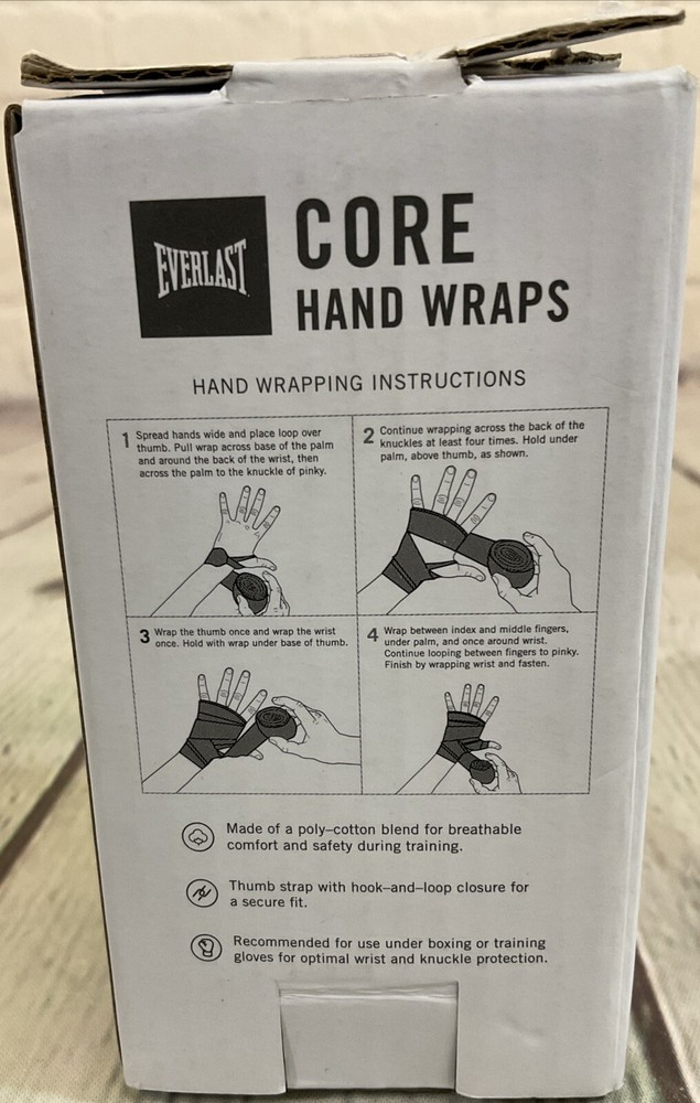 Boxing Hand Wrap Sets 120 Inches Thumb Strap Compact Storage Machine Washable