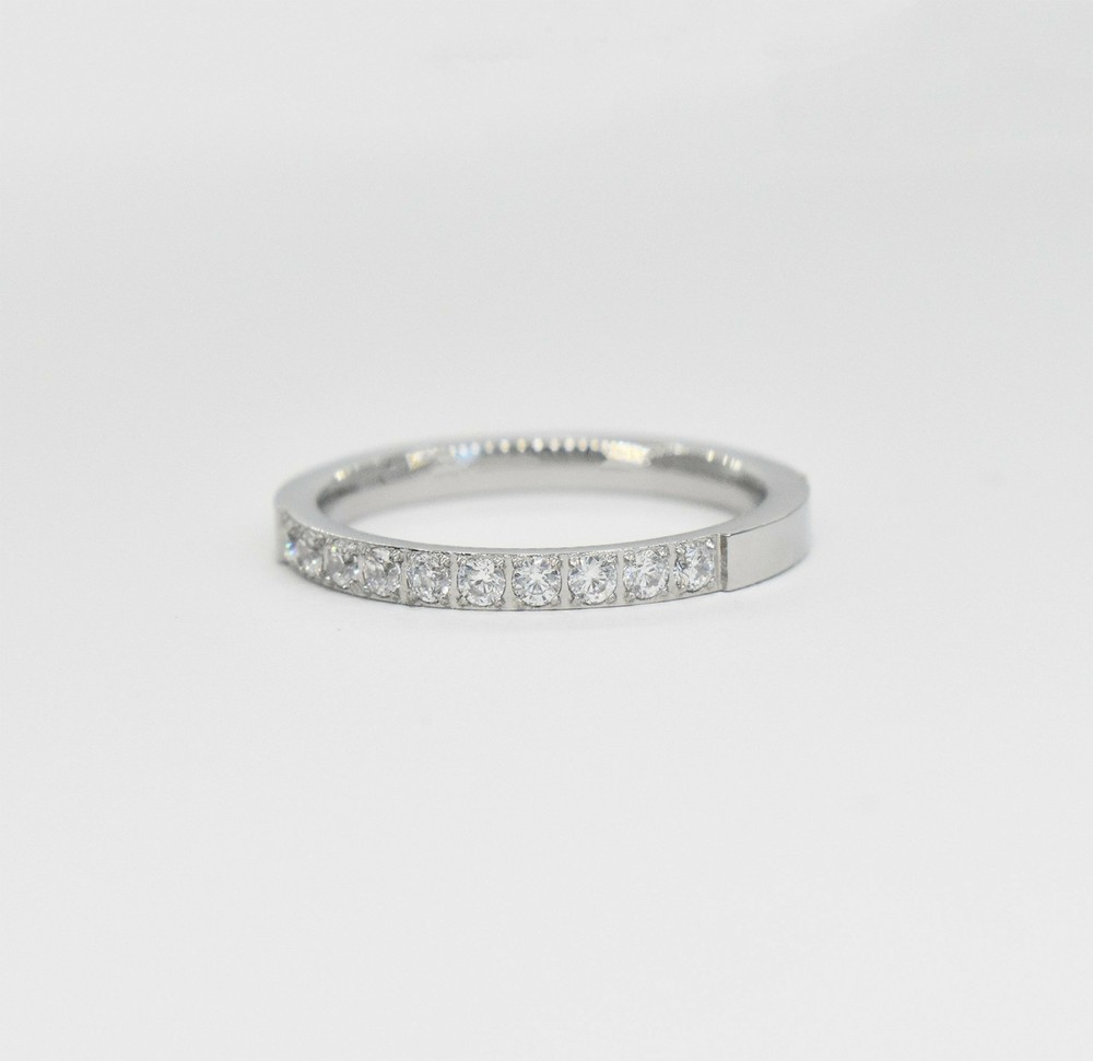 STELLA SILVER ETERNITY RING SAMPLE