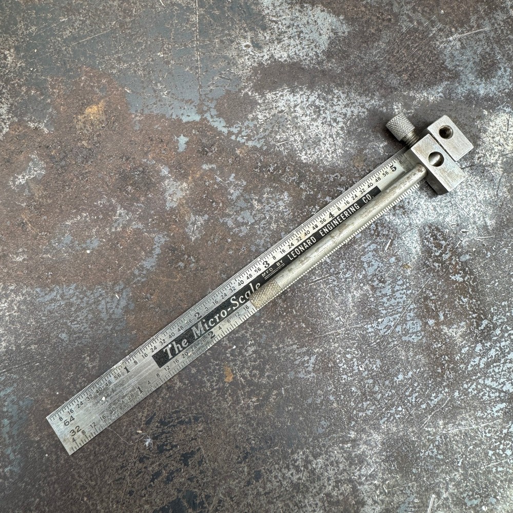 Vtg THE MICRO SCALE by Leonard Engineering Co.