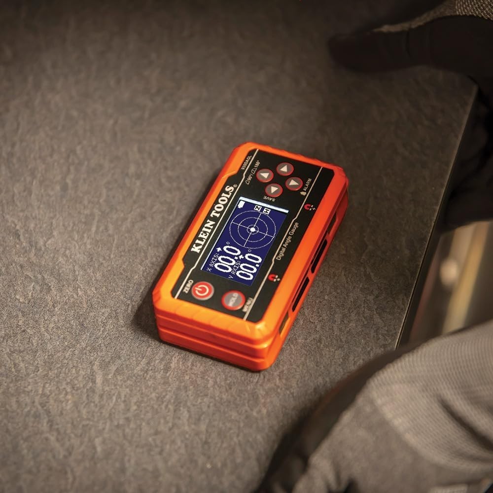 Digital Level Angle Finder with Programmable Angles & Strong Magnetic Base