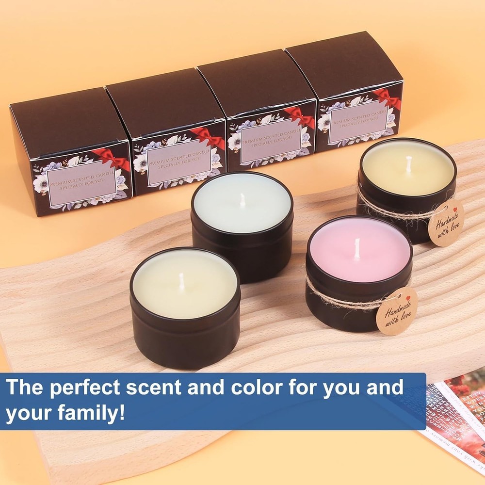Beginner Friendly Candle Making Kit with Wicks, Jars, and Essential Oils