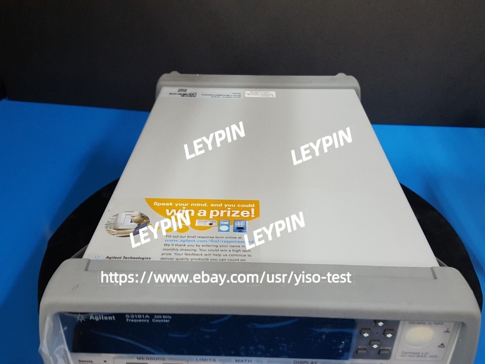 HP Keysight Agilent 53181A High Precision Frequency Meter /Good function #$Yi