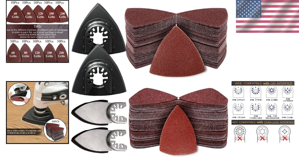 Compact 104Pcs Sanding Pads Kit: Professional Quality for DIY & Pro Projects