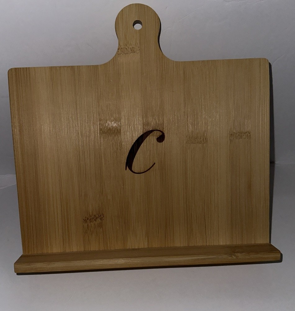 Bamboo Cookbook iPad Stand 10.5” x 10” Kitchenware