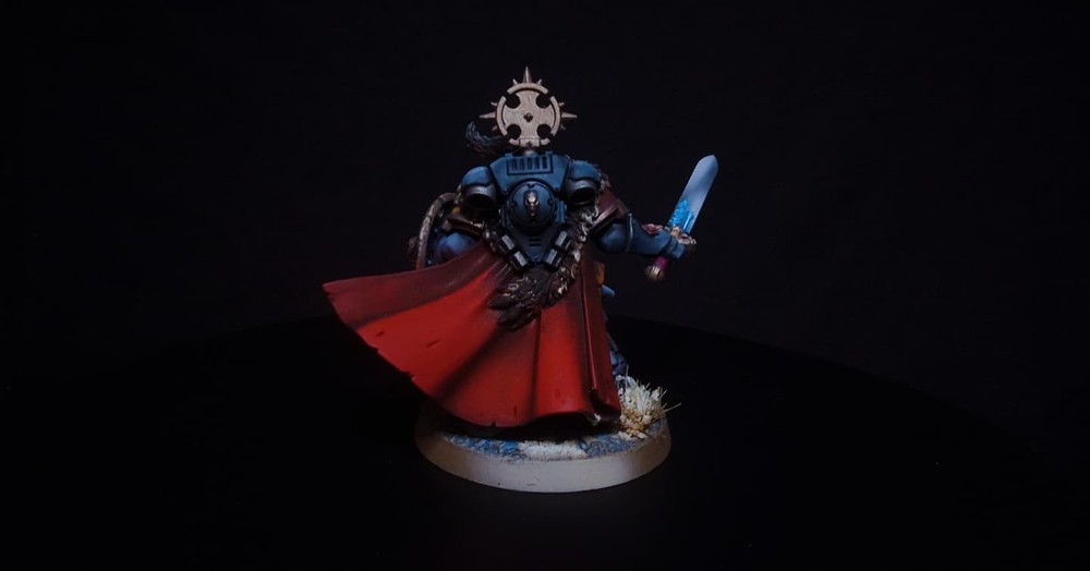 Space Wolves Battle Guard Leader Painted for Display Warhammer 40k