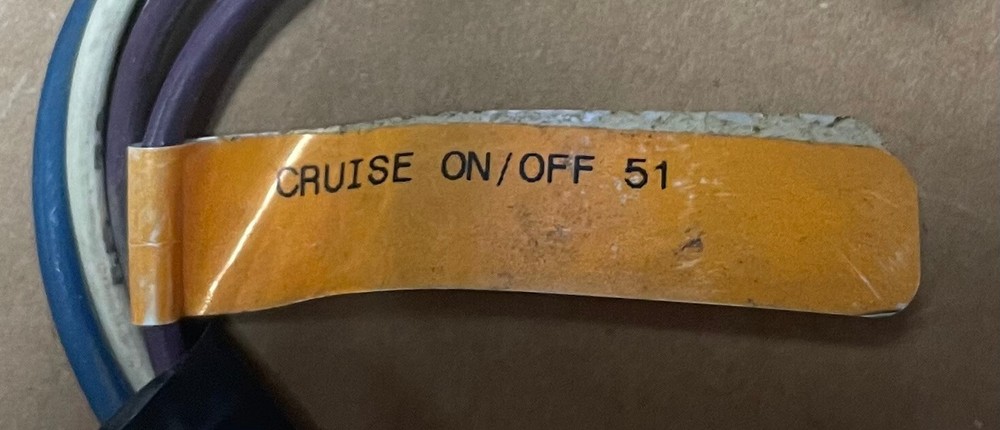 INTERNATIONAL Cruise Control Pigtail 51