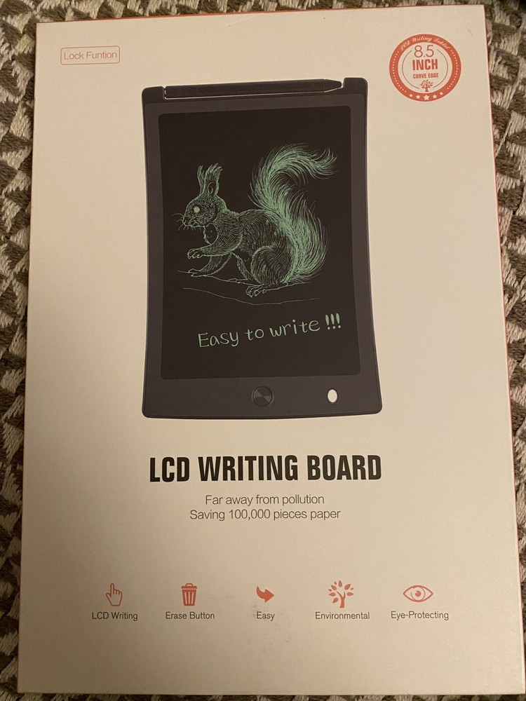 8.5” Electronic Digital LCD Writing Drawing Tablet Pad Graphics Board Notepad