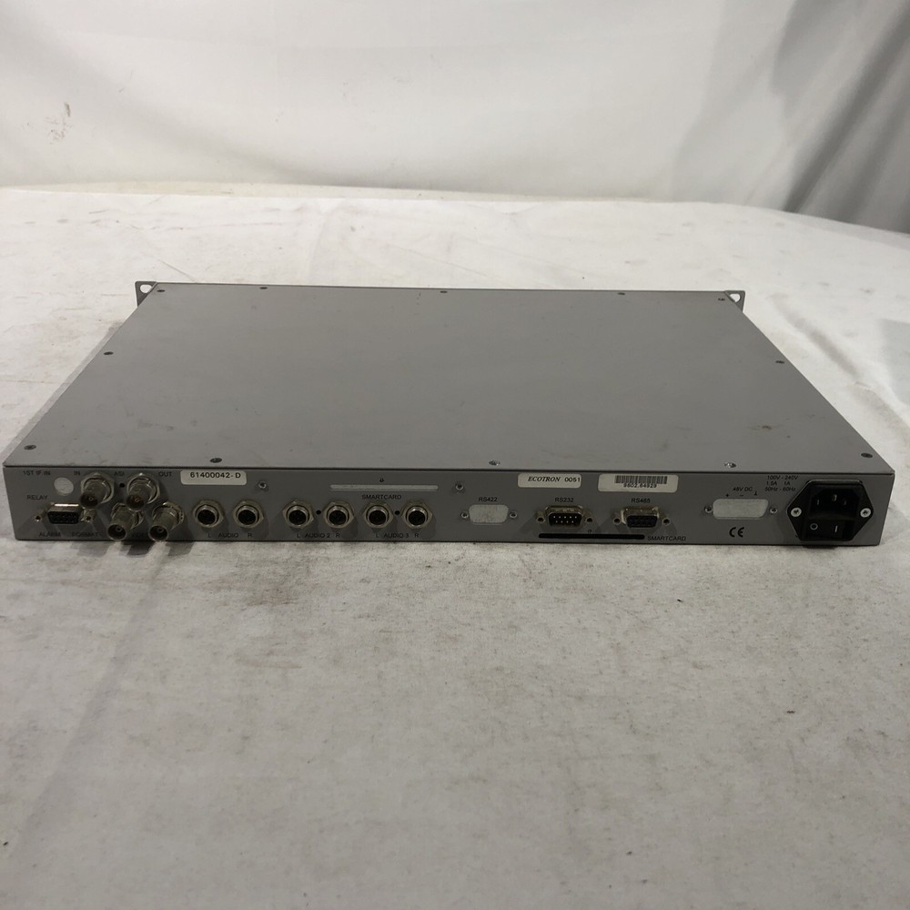 TANDBERG TT1200 MPEG-2 DVB PROFESSIONAL INTEGRATED RECEIVER DECODER