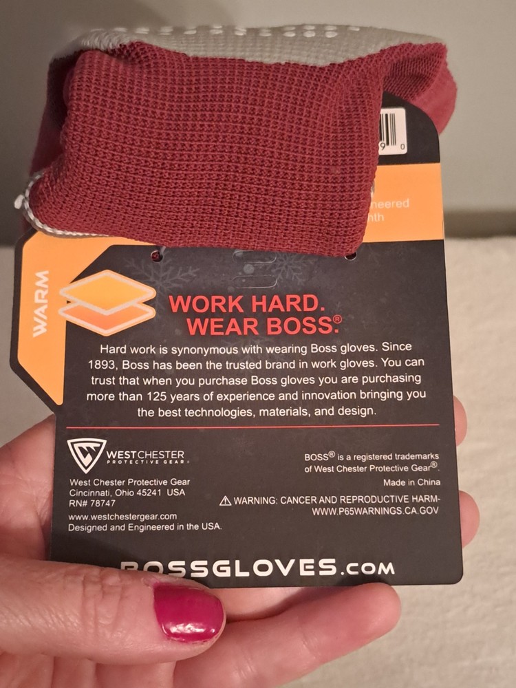 Women's Gloves Size Small Medium BOSS Arctik Grip
