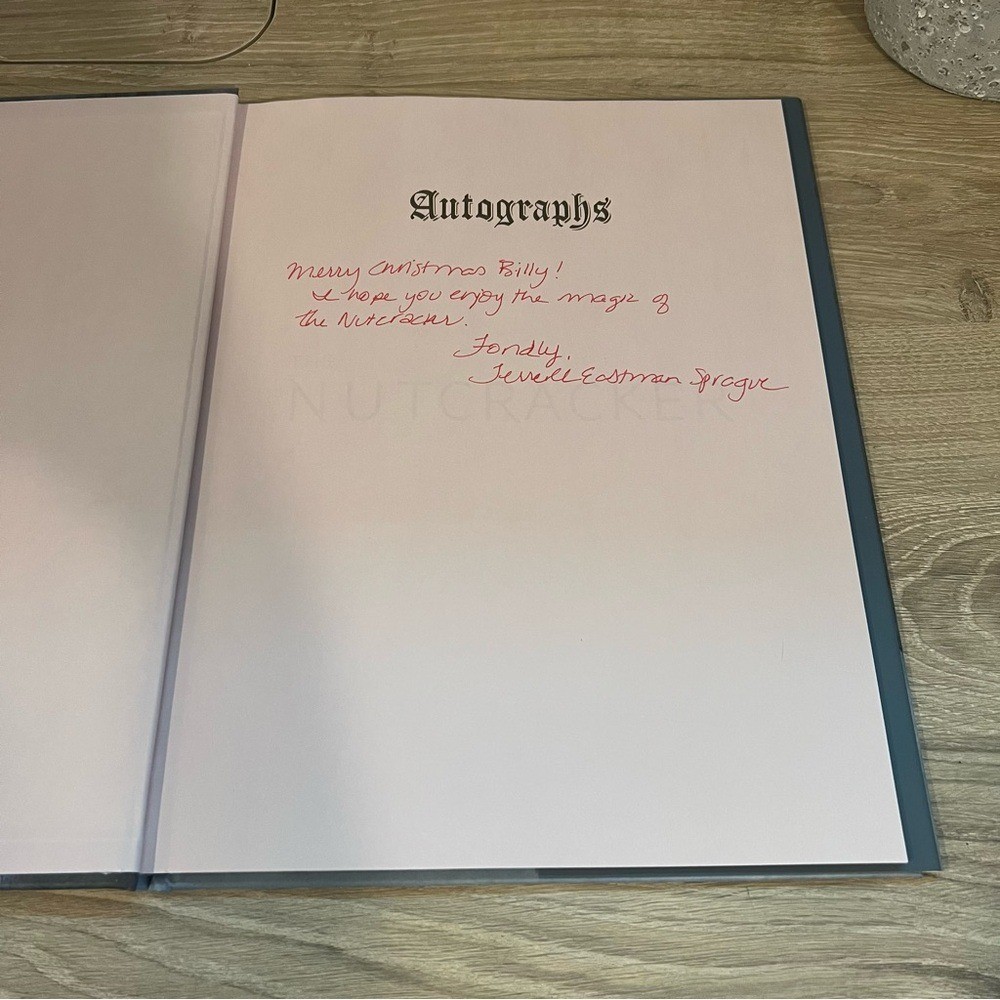 The Nutcracker by Houston Ballet 2017 Signed Sprague Ballet Book Gift