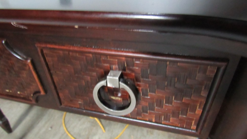 Mahogany Bombay Console Entry Table