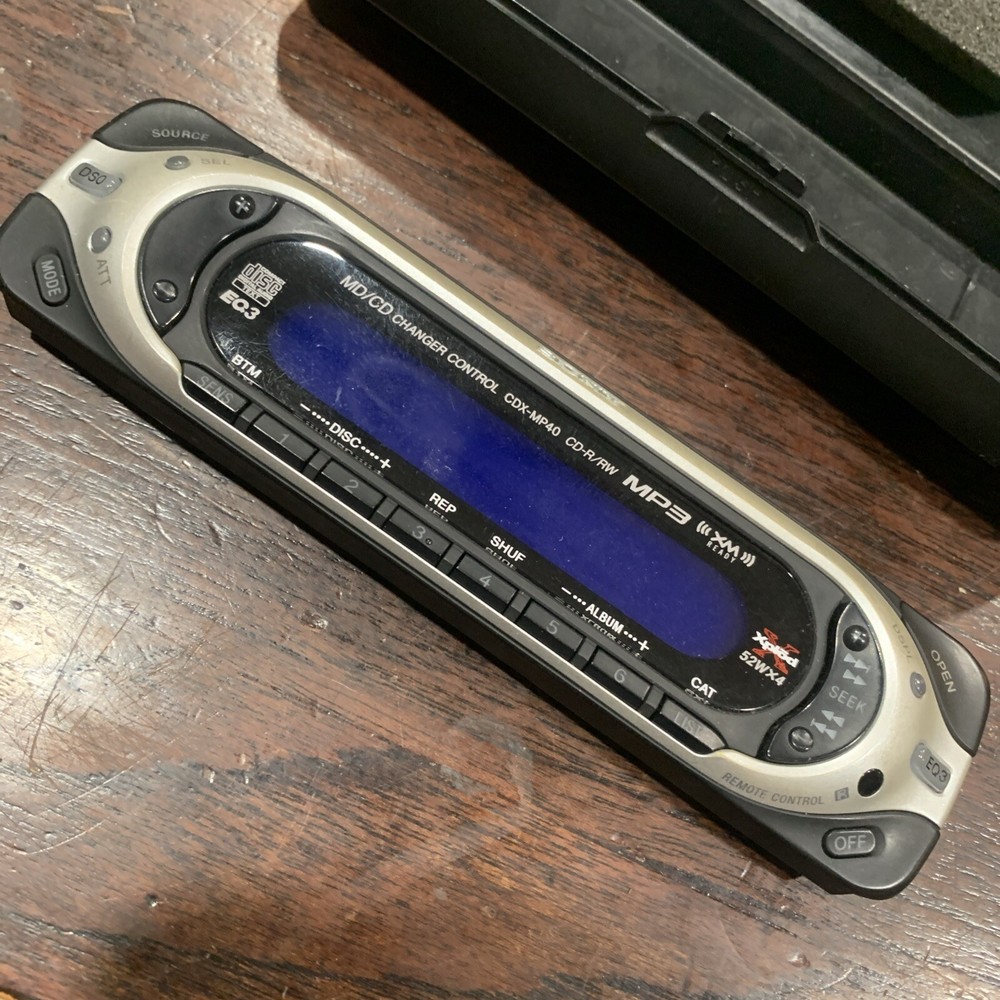 Sony CDX-MP40 Faceplate Only - Not Tested