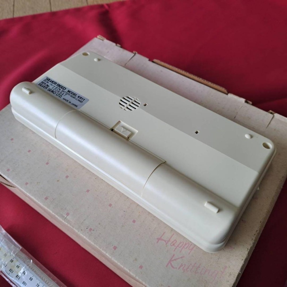 Silver KR11 Electronic Knitting Machine Radar - Works Well Compact Used